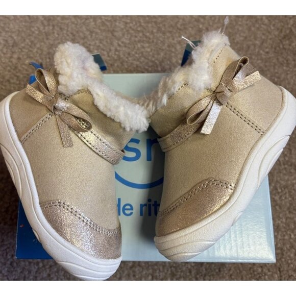Stride Rite 360 Zina boots in champagne Toddler Size 6M - Picture 1 of 7